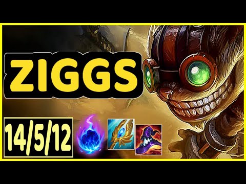 ZIGGS VS ZOE - 14/5/12 KDA MID GAMEPLAY