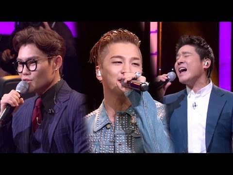 Taeyang & Kim Bum Soo & Lim Chang Jung, singing 'Eyes Nose Lips' 《Fantastic Duo》판타스틱 듀오 EP01