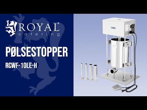 Produktvideo - Pølsestopper - 10 l - elektrisk