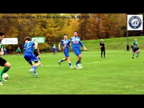Dromader Chrząstów - Victoria Czermin 2:3 (1:2)Chrząstów, 26.10.2025, niedziela godz. 11.00