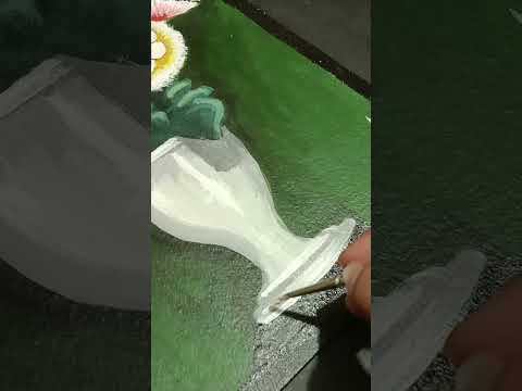 beautiful flower vase❤️/ swarit art official