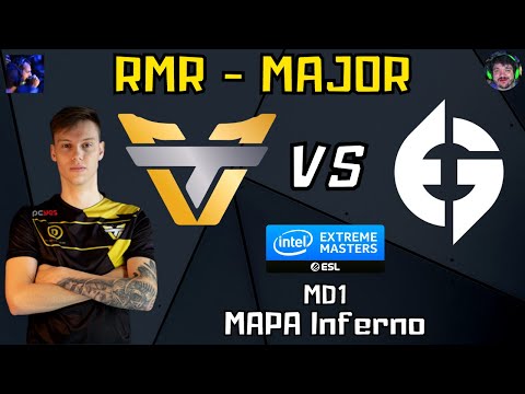 TeamOne vs EG (Mapa Overpass - MD1) É RMR É MAJOR - Transmissão bt0tv