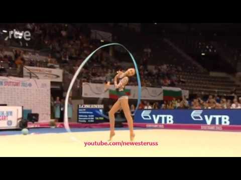Victoria Mazur Ribbon AA - World Championships Stuttgart 2015