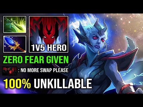 100% UNKILLABLE HERO Butterfly Vengeful Spirit Run Down Enemy No Fear At Anything Dota 2