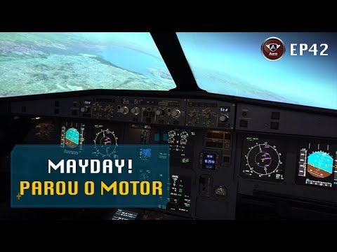 MAYDAY! Pararam os Dois Motores do Airbus. Veja no que deu.