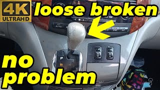 Toyota Sienna Broken Shifter Or Loose? Don't  Pay Tow Truck Here Is How To Drive With Broken Shifter