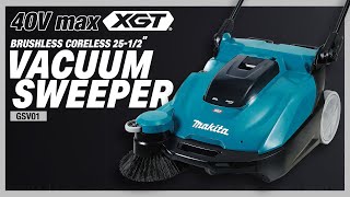 Makita 40V max XGT® 25-1/2" Vacuum Sweeper (GSV01)