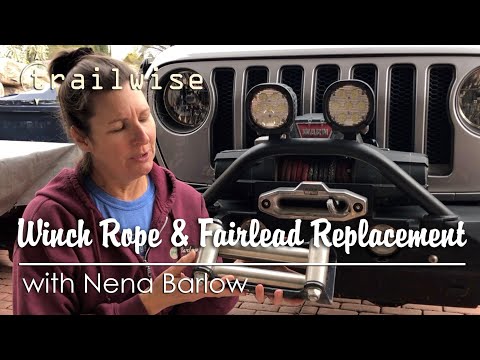 Winch Rope and Fairlead Replacement