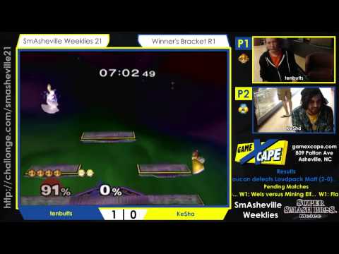 SW21 Winners' R2 - tenbutts (Peach) vs Ke$ha (Falco/Sheik)