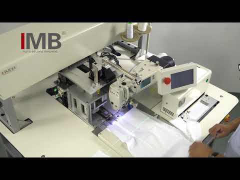 Sewing placket on the sleeve IMB MB-5009 video