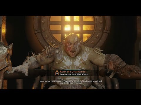 Shadow of war Machine tribe unashamed overlord