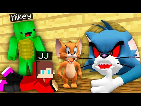Hide from Scary Tom and Jerry EXE - Minecraft Challenge