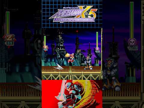 Zero (No Damage) fights Dynamo Twice #rockmanx #megamanx #ps1 #rockman #nodamage #retro #duckstation