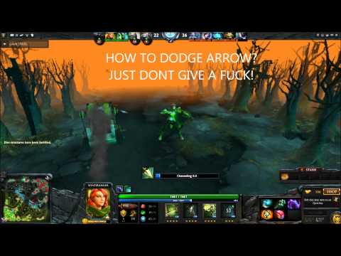 How to dodge mirana arrow EASYMODE! Dota2