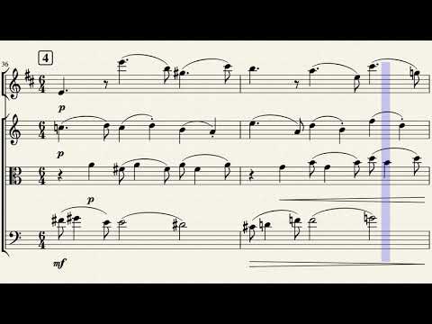 Contemporary Piece for Clarinet and Strings by S. M. Kudlo