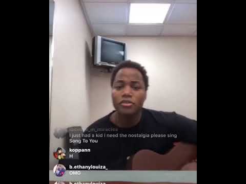 *MUST WATCH* VICTORIOUS: Leon Thomas III sings "Song 2 You" on instagram live (2018)