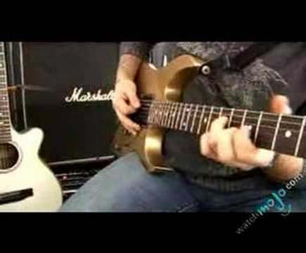Guitarist playing Crazy Train by Ozzy Osbourne