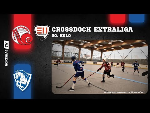 Highlights 20.kola CROSSDOCK Extraligy hokejbalu | TJ Snack Dobřany vs. HBC Pardubice | 6.4.2024