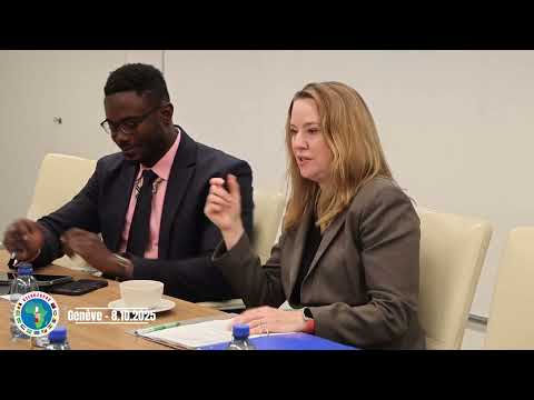 CEEAC WEB TV : Audiences du Président de la Commission de la CEEAC - GENEVE le 08 Octobre 2025