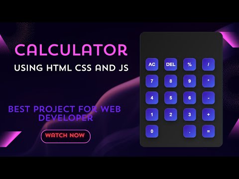 BEST PROJECT FOR WEB DEVELOPER || CALCULATOR USING HTML CSS AND JAVASCRIPT || TECHHIM