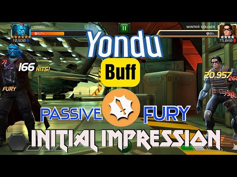 Yondu Buff • Initial Impression • Passive Fury | Big SP2 Damage |