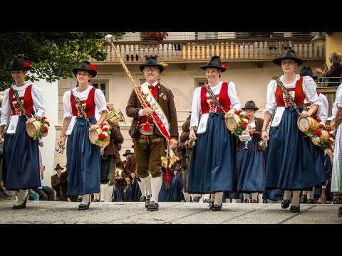 🥁 Festumzug - Bezirksmusikfest in Hopfgarten im Brixental, Tirol 2024