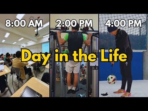 Day in the Life of an 18 y/o Footballer | School Edition