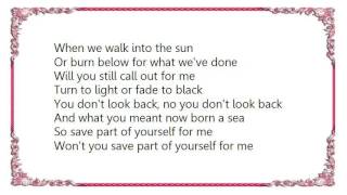 Brandi Carlile - Save Part of Yourself Lyrics