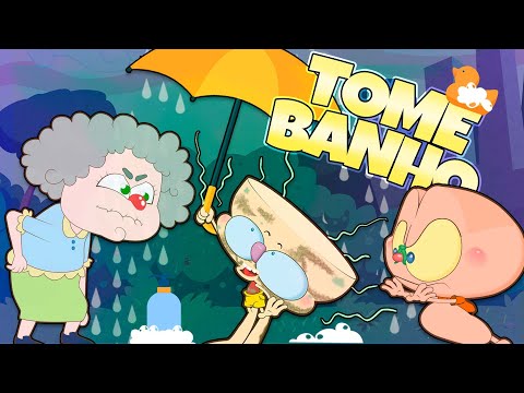 Capa de Mongo e Drongo ensinam o valor de um bom banho -  ensinando a importância de tomar banho