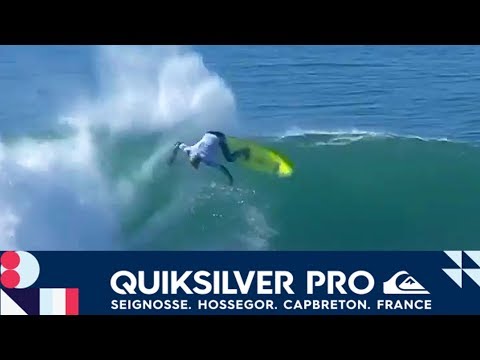 Igarashi vs. Rodrigues vs. Gudauskas - Round One, Heat 9 - Quiksilver Pro France 2018