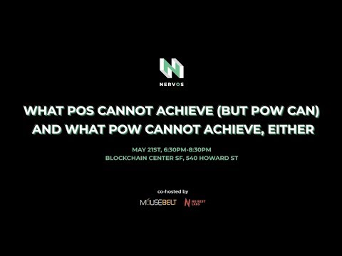 What PoS cannot achieve (but PoW can) and what PoW cannot achieve, either