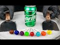 Sprite Lemon Lime Ice Cream Rolls Most Satisfying ASMR How To Make Rolled Ice Cream With Sprite