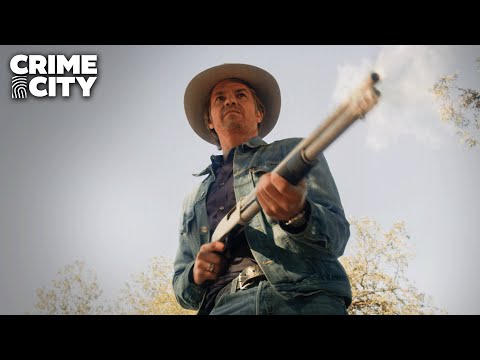Raylan’s Beanbag Shotgun Showdown | Justified (Timothy Olyphant)