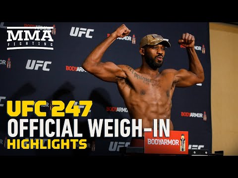UFC 247 Official Weigh-In Highlights - MMA Fighting