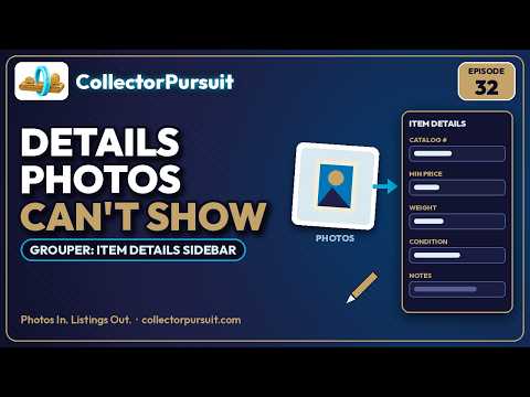 Grouper: Item Details Sidebar