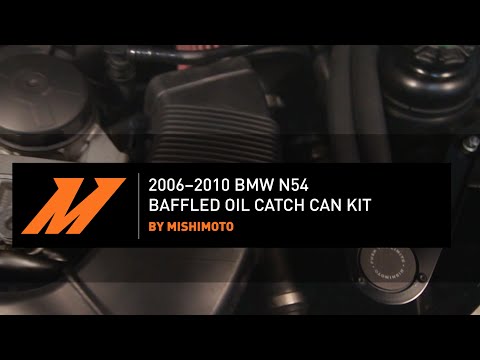 2006-2010 BMW N54 Baffled Oil Catch Can, CCV Side Installation Guide By Mishimoto