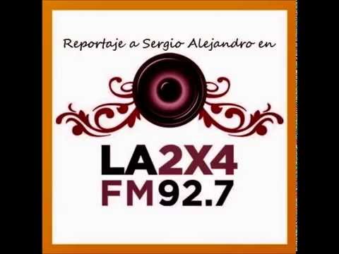 SERGIO ALEJANDRO (TANGOS) Reportaje en la 2X4,FM  TANGO 92 7