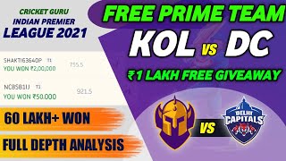 KKR vs DC Dream11 Team Prediction | KOL vs DC Dream11 Team | KKR vs DC | KOL vs DC | Cricket Guru
