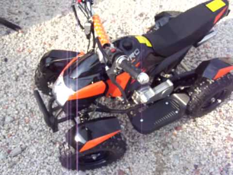 comment demarrer un mini quad