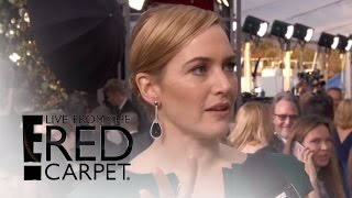 Kate Winslet Explains Globes Shock at 2016 SAG Awards | Live From the Red Carpet | E! News
