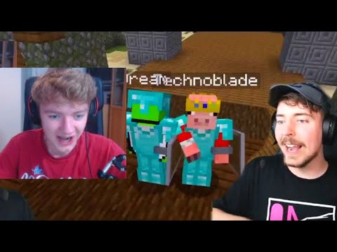 TommyInnit Reacts To $100,000 Dream vs Technoblade Duel!
