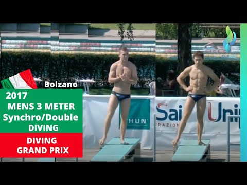 2017 Mens 3 Meter Synchro Double Diving - Diving Grand Prix Bolzano Italy