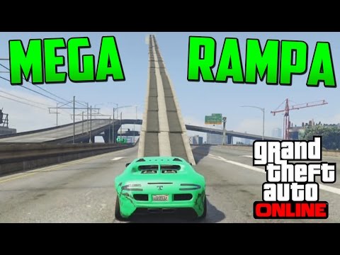 SÚPER MEGA HÍPER RAMPA!!! - Gameplay GTA 5 Online Funny Moments (Carrera GTA V Online PS4)