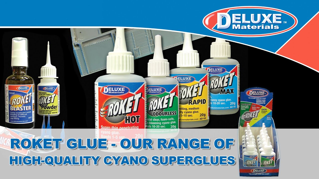 Roket Odourless vteřinové lepidlo foam-safe 20g