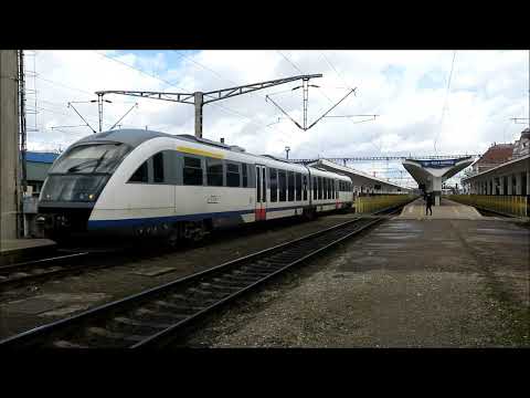 Cluj-Napoca Train Station - Rail activity - FEB 18, 2022