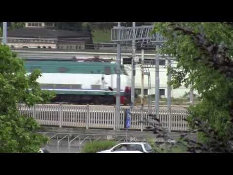 Treni a Monza - Primo EC258 (E444 113+4 carrozze SBB) - 15/06/2014
