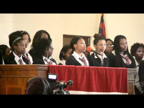 The Northeastern Academy Choir singing: Beams of Heaven/Someday