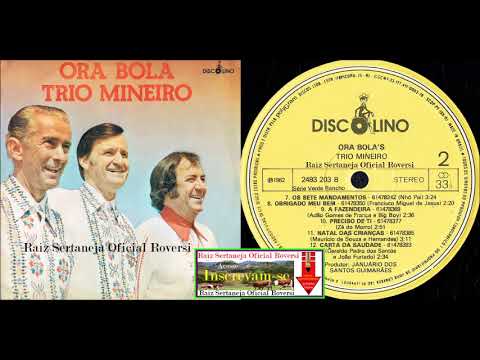 Trio Mineiro - Carta da Saudade - (Cateretê) 1.982