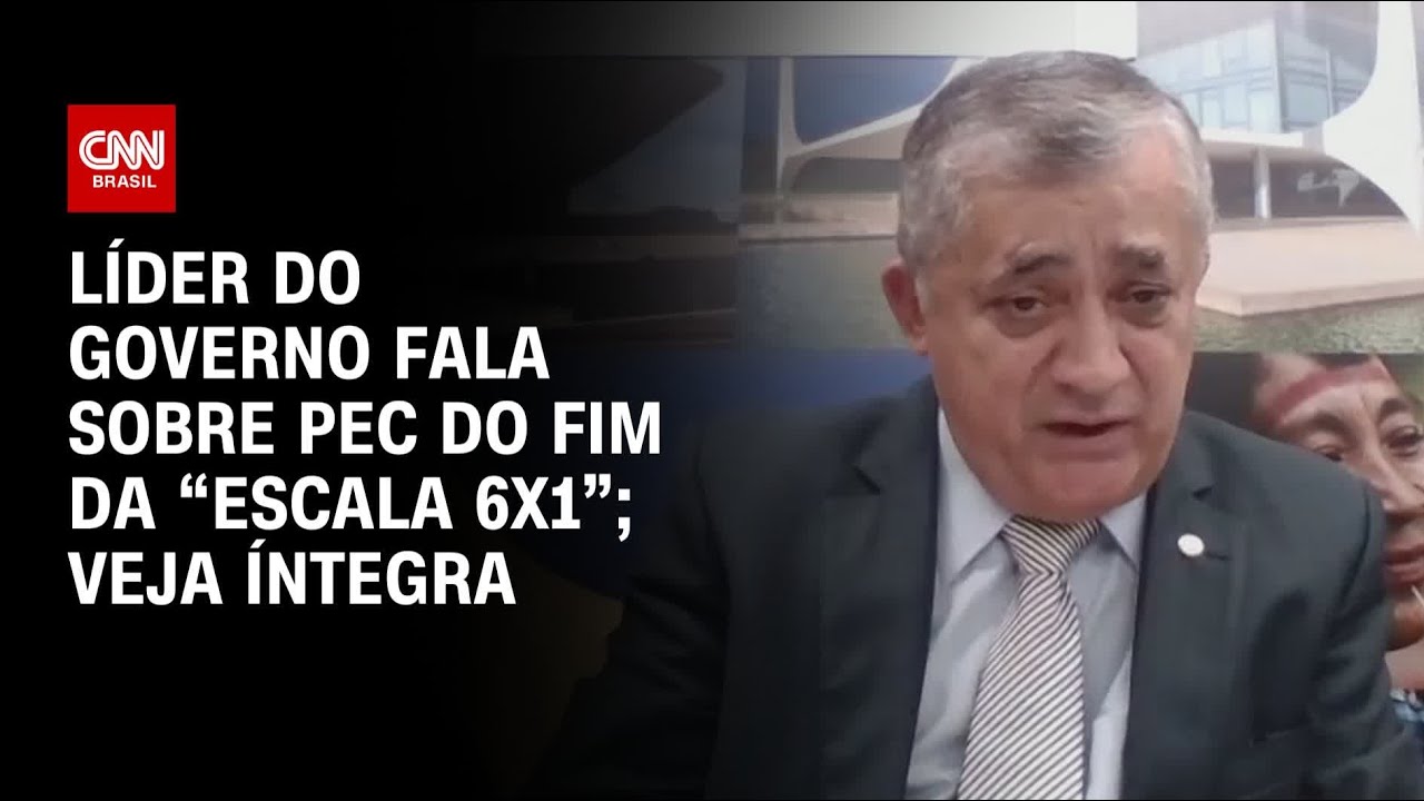 Líder do governo fala à CNN sobre PEC do fim da “escala 6X1”; Veja íntegra | BASTIDORES CNN