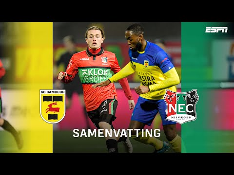 SC Cambuur Leeuwarden 1-2 NEC Eendracht Combinatie...
